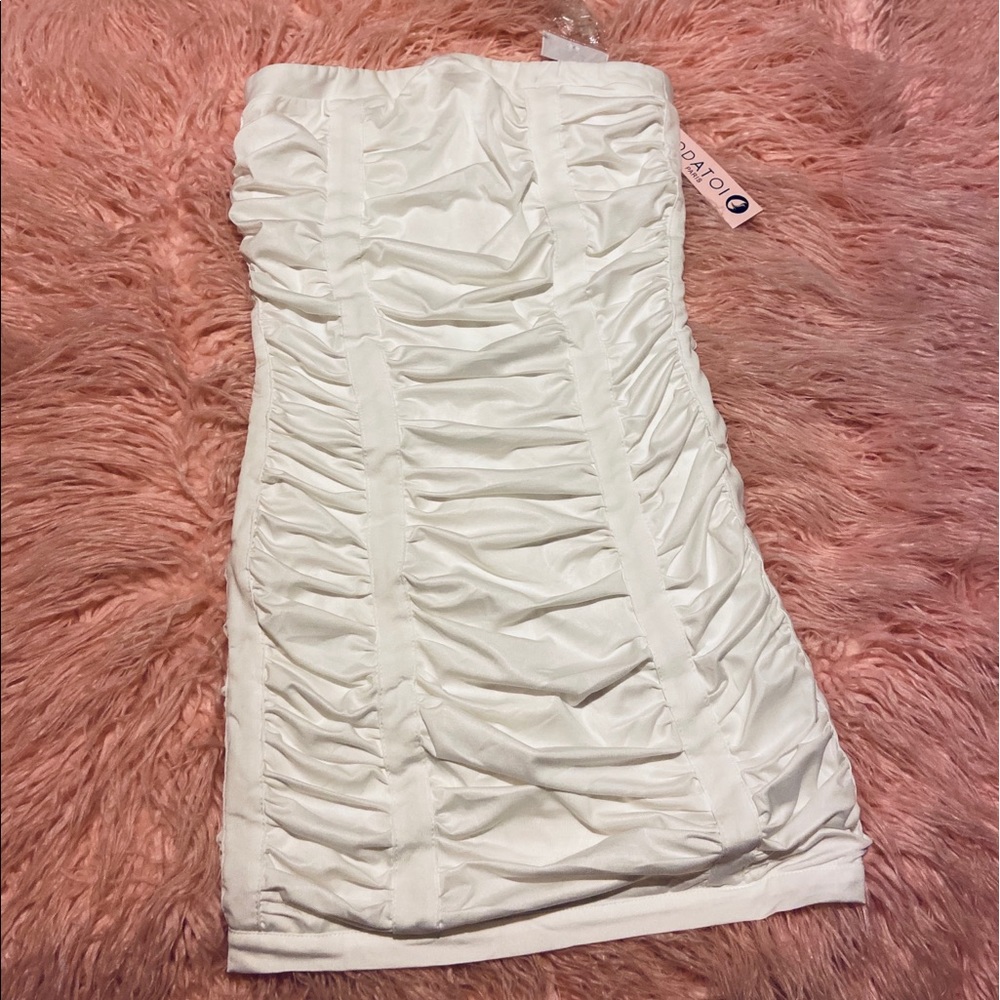 White strapless dress MODATOi Paris